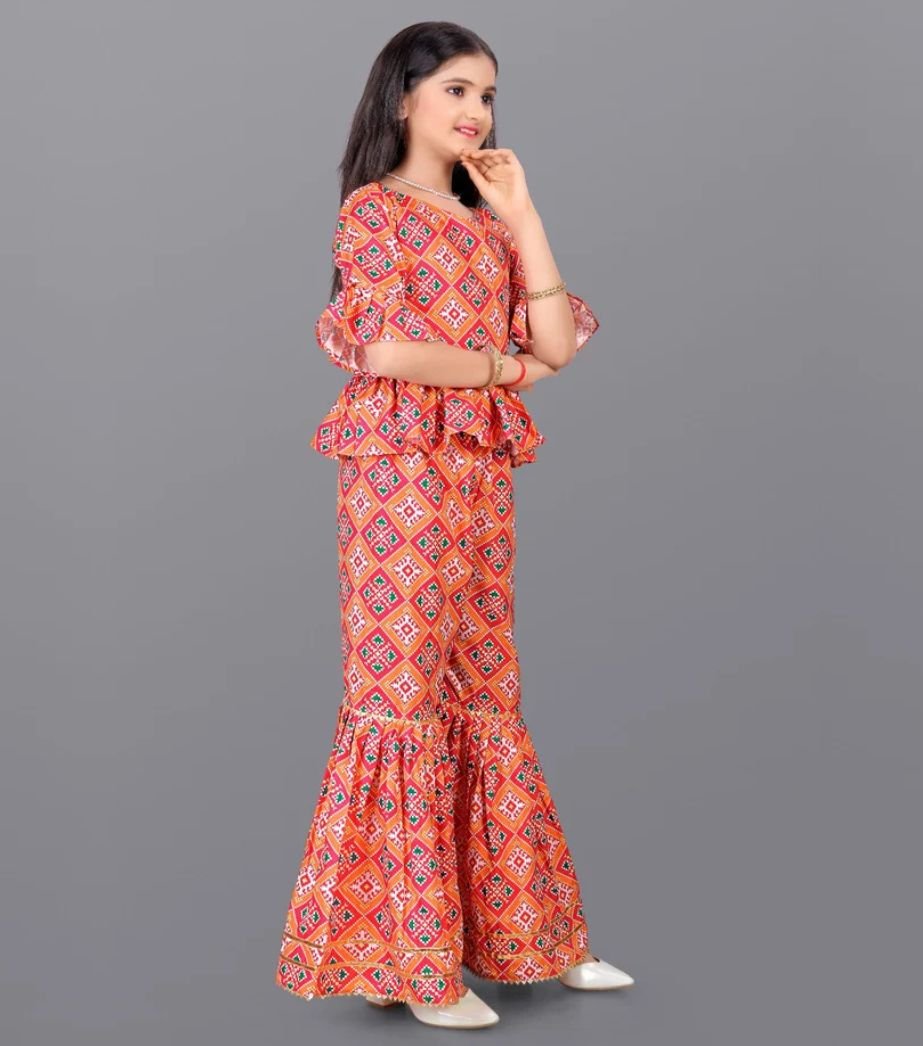 Girl Top And Sharara 2