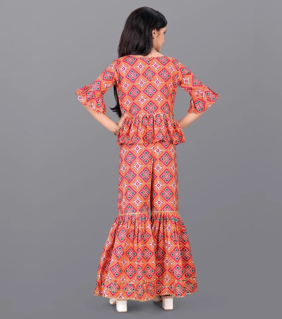 Girl Top And Sharara 3
