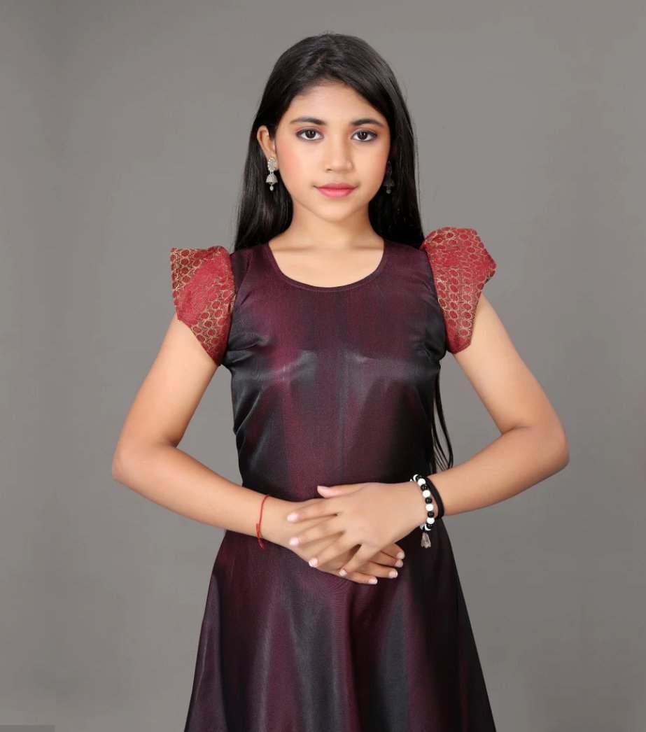 Girls Party Wear Gowns 1