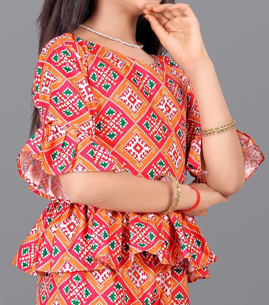Girls Top And Sharara 4