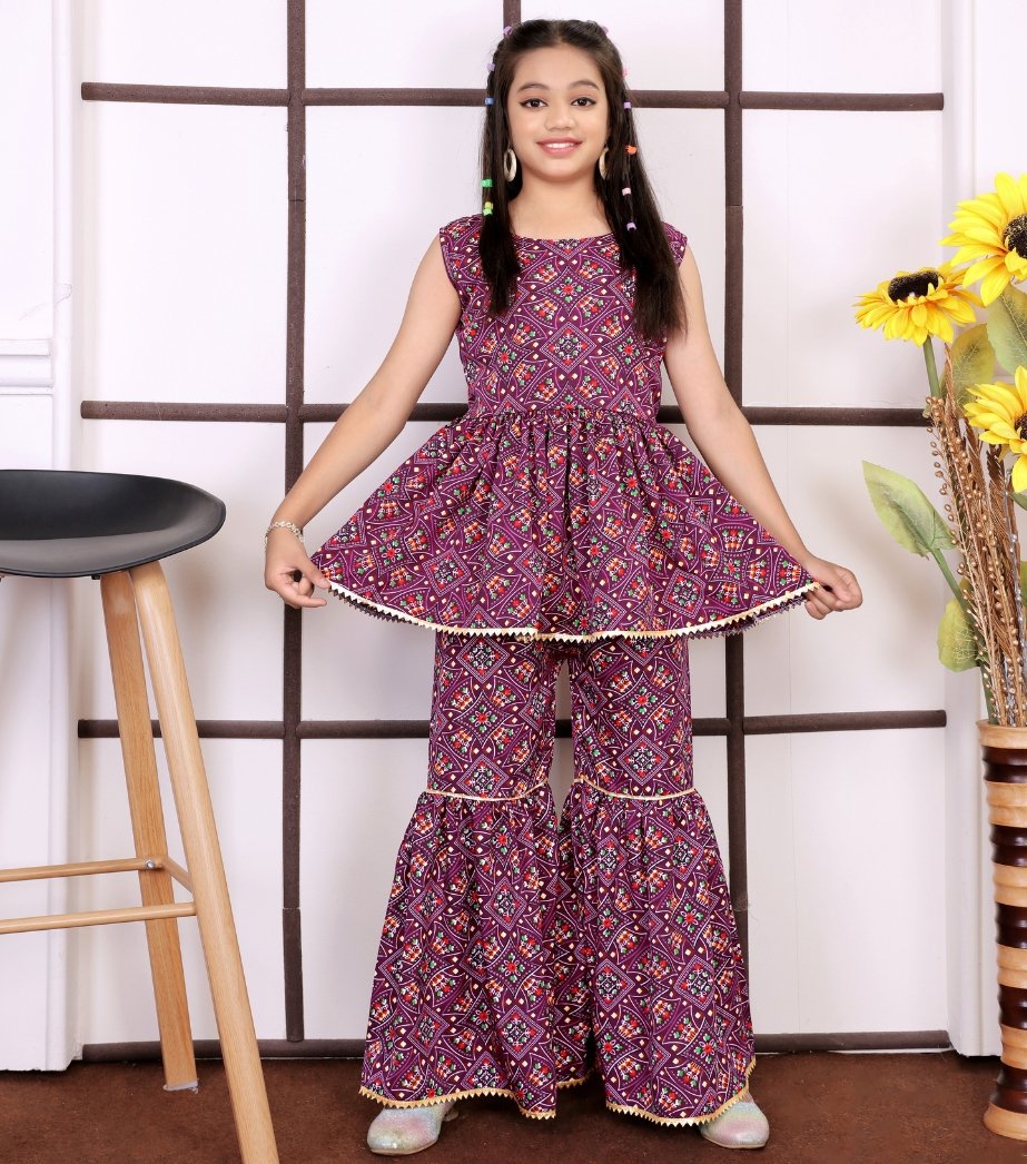 Kids Girls Sharara 4