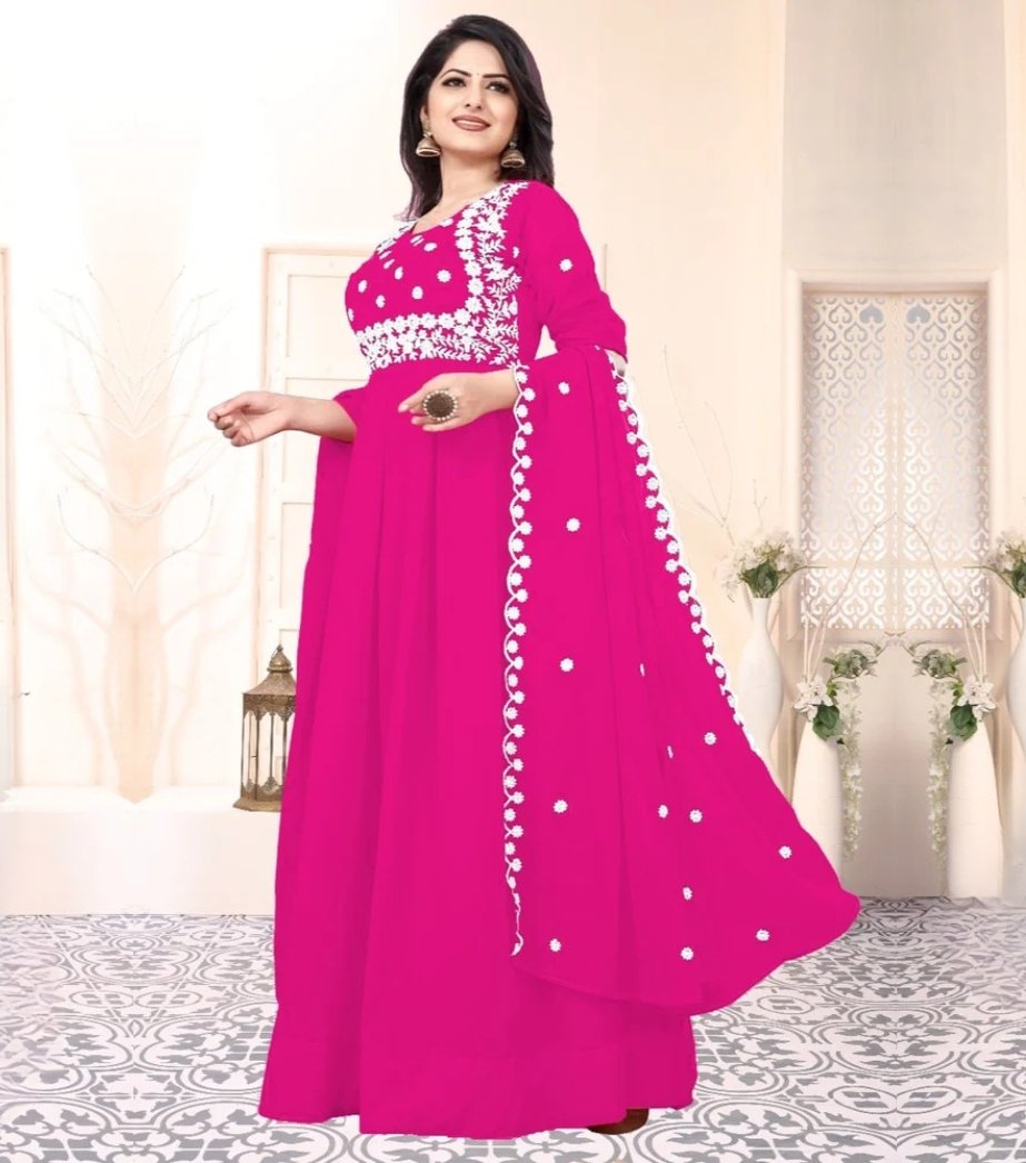Ladies Georgette Gown 2