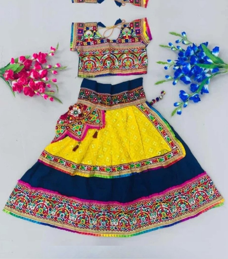 Navratri Traditional Double Layered Lehenga 3