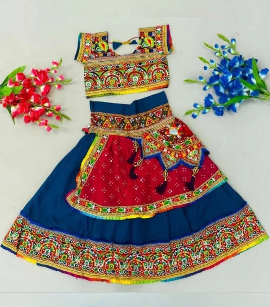Navratri Traditional Double Layered Lehenga 4
